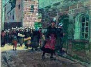 Retour De Marche A Audienne. by Jules Alfred Herve-Mathe
