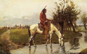 At the Watering Hole by Charles Craig