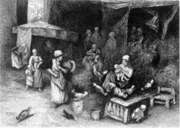 Devant Une Ferme. 1847 ; Femme Au Potiron. 1854 ; Dans Une Rue Sombre... - view 1