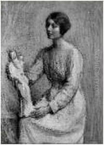 Jeune Femme Tenant Une Vierge A L'enfant Jeune Femme Tenant Une Vierge A L'enfant