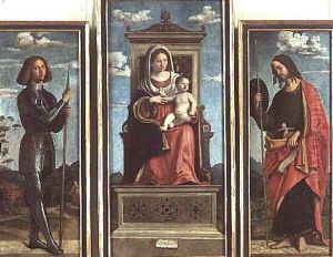 Madonna and Child with St. George and St. James, c.1510 by Giovanni Battista Cima da Conegliano