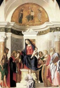 Madonna Enthroned with the Child by Giovanni Battista Cima da Conegliano