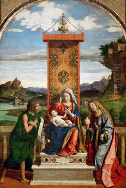 The Madonna and Child with St John the Baptist and Mary Magdalen 1510-15 - view 1