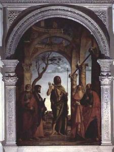 St. John the Baptist and Saints, 1493 by Giovanni Battista Cima da Conegliano