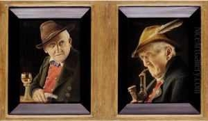 Sip Of Wine (#) Good Smoke by Carl Heuser