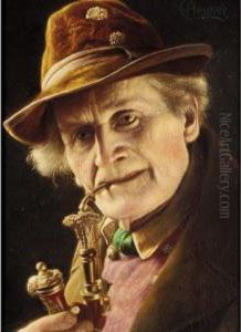 Pipe Smoker by Carl Heuser