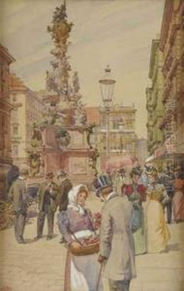 La Marchande De Fleurs A Vienne - view 1