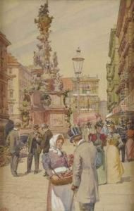 La Marchande De Fleurs A Vienne La Marchande De Fleurs A Vienne