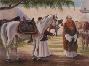 W Arabskiej Stadninie Koni by Paul Hey