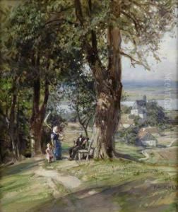 An Unexpected Greeting And Walking Along A Path by Paul Hey