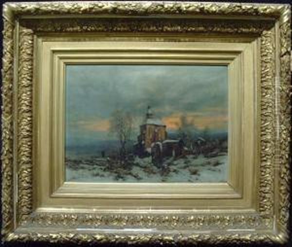 Kirchenruine Im Winter - view 1
