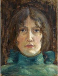 Portrett Av Tupsy Jebe (portrait Of Tupsy Jebe) by Hans Olaf Heyerdahl