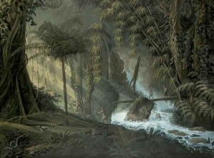 Brazilian Forest by Charles Comte de Clarac