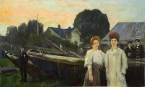 Fra Asgardstrand 1908 1908 by Hans Olaf Heyerdahl
