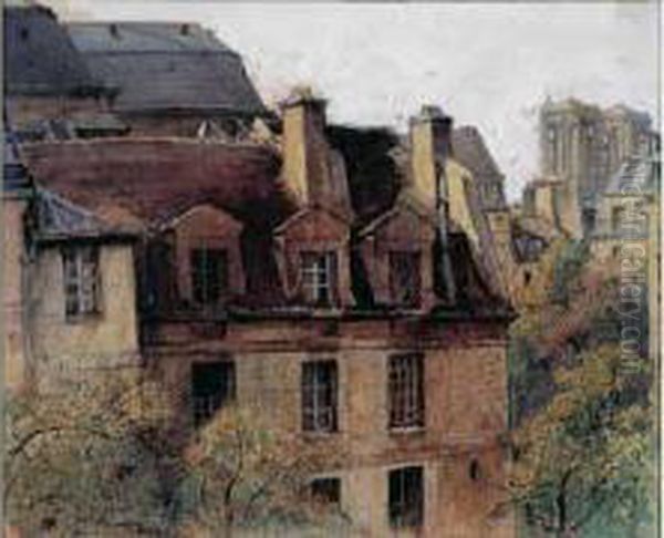 Le Seminaire De Saint Nicolas Du Chardonnet Avec Vue Sur Les Tours
De Notre-dame - view 1