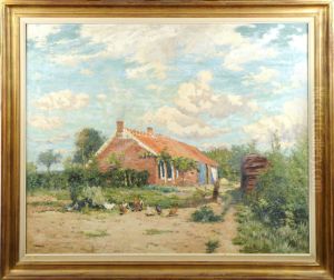 La Ferme Rouge by Adriaan Jozef Heymans