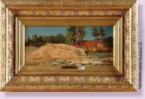Paysage A La Ferme by Adriaan Jozef Heymans