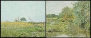 Zomerlandschap- Landschap Met Beek by Adriaan Jozef Heymans