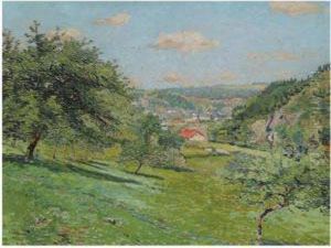 Gezicht Op Houffalize by Adriaan Jozef Heymans