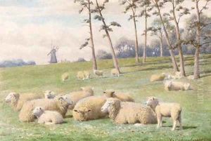 Near Pangbourne, Berkshire by William Sidney Cooper