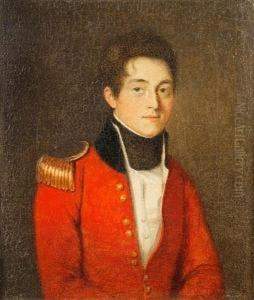 A Portrait Of Lieutenant Thomas Maddock Of The 10th Bengal Native Infantry - view 1