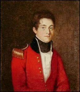 Portrait Of Lieutenant Thomas Maddock, 10th Bengal Native Infantry
