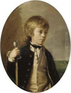 Portrait Of Henry William Baynton, Aged 13 Years, 6 Months, Midship Man In The Cleopatra by Thomas Hickey