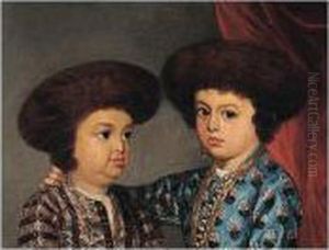 Portrait Of Two Indian Brothers