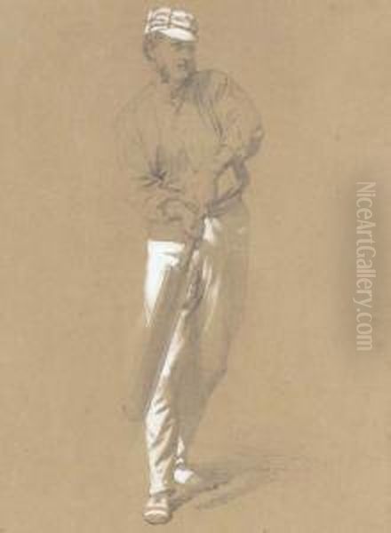 The Batsman [e.m. Grace?] - view 1