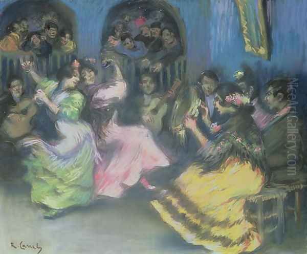 Spanish Gypsy Dancers, 1898 - view 1