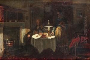 The Tea-party by George Elgar Hicks