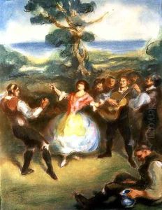 La Jota' c.1911 by Ricardo Canals y Llambi