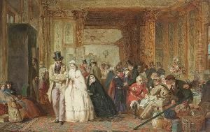 The Buffet, Swindon Station by George Elgar Hicks