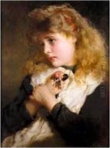 Her Pet by George Elgar Hicks