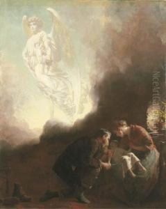 A Cloud With A Silver Lining by George Elgar Hicks