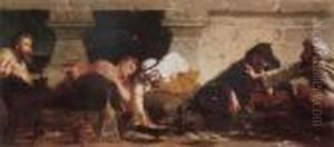 Heated Discussion by George Elgar Hicks