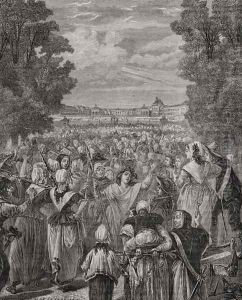 The Women march on Versailles, 5th-6th October 1789 by H. de la Charlerie