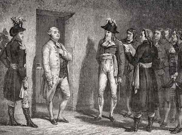 Joseph Garat (1749-1833) Proclaims the Arrest of King Louis XVI (1754-93) - view 1