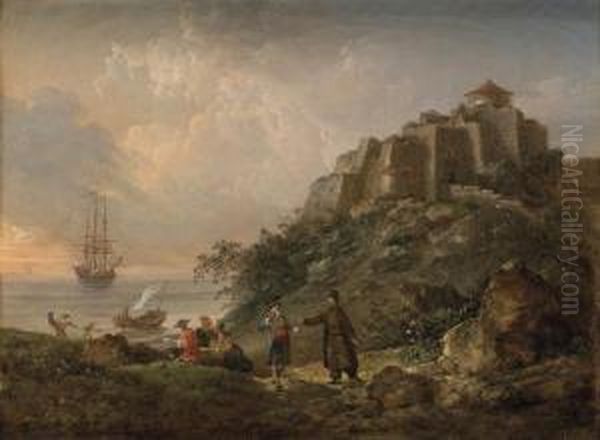 A Capriccio Of The Monastery Of Agios Ioannis Theologos, On The Island Of Patmos - view 1