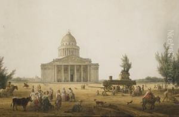 Vue Du Pantheon Et Le Char De L'etre Supreme Au Premier Plan - view 1