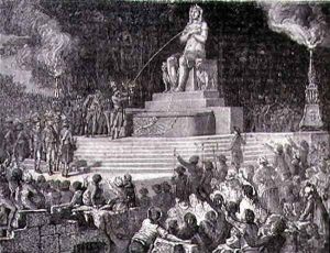 Celebrating the Acceptance of the Constitution, 10th August 1793 by H. de la Charlerie