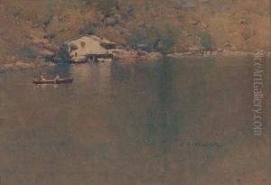 Berowra Creek 1911 by Jesse Jewhurst Hilder