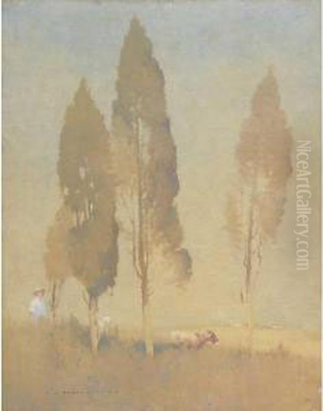 Landscape With Boy And Goats - view 1