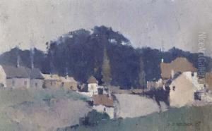 Old Street In Paddington by Jesse Jewhurst Hilder