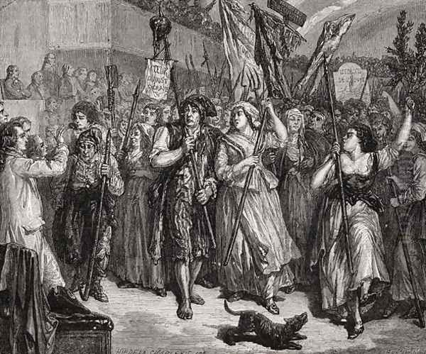 Invasion of the Assembly, 20th June 1792 - view 1