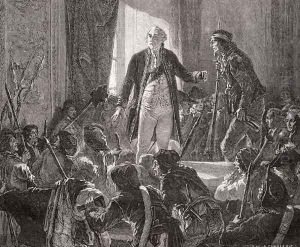 King Louis XVI (1754-93) Drinks to the Health of the Nation, 20th June 1792 by H. de la Charlerie