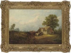 Near Dorking, Surrey by Richard Hilder