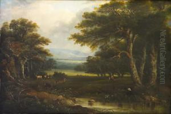 Parkland With Figures - view 1