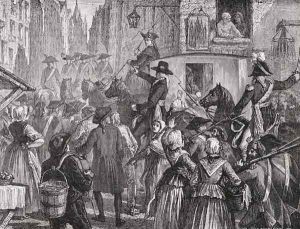 The Royal Family is Taken to the Temple, 13th August 1792 by H. de la Charlerie