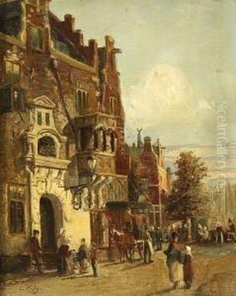 Hollandische
Strasenszene. - view 1